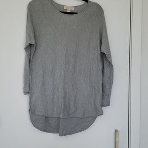 Michael Kors tunic sweater, gray. Size M